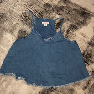 Denim tank top
